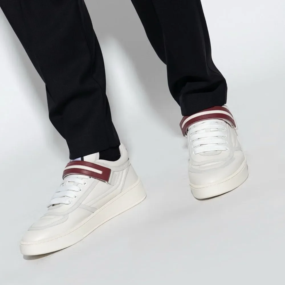 Bally Raise Royce Leather Low-Top Sneakers size 42/us size 9